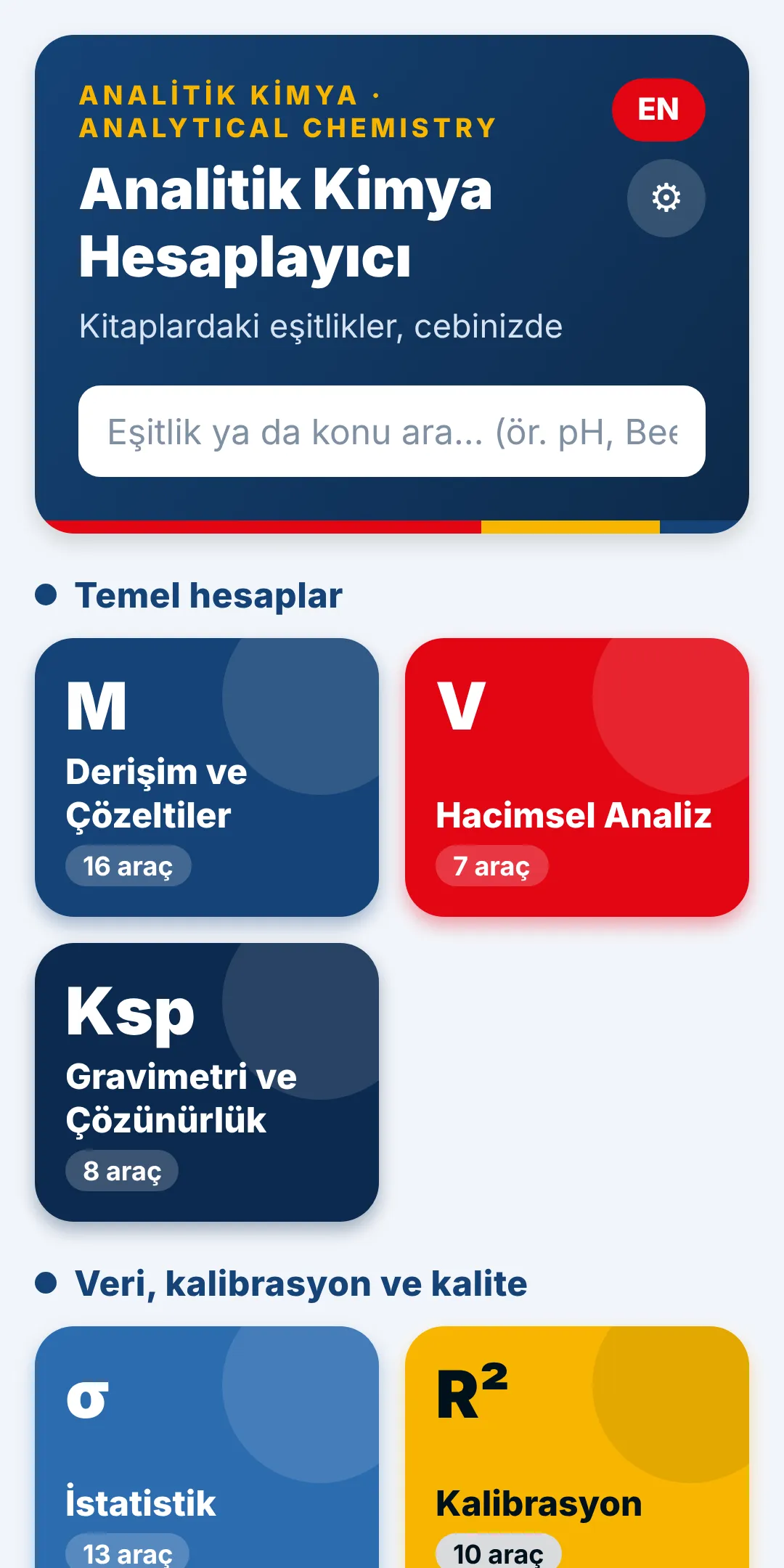 Ekran görüntüsü: Konuyu seçin ya da arayın