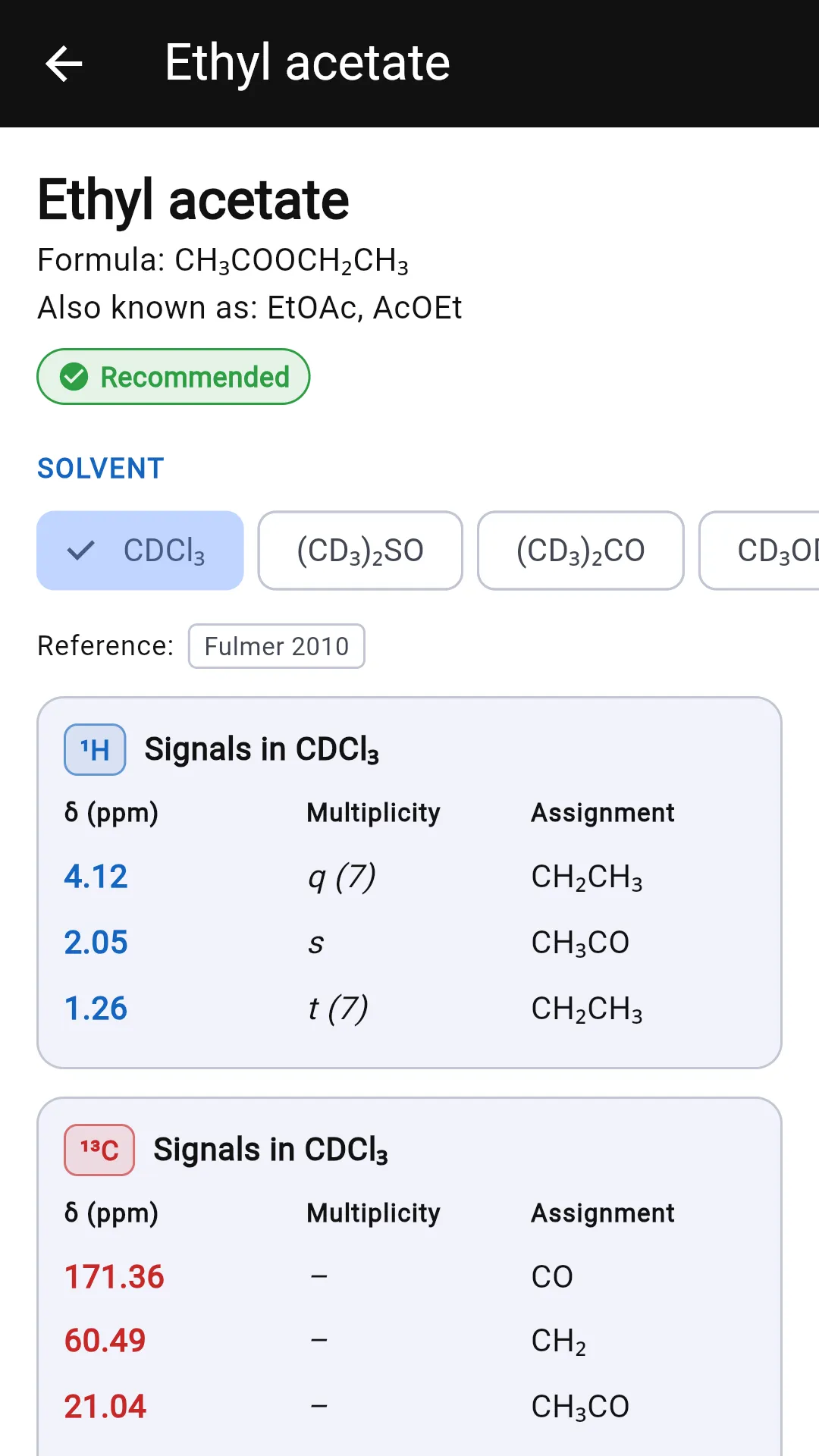 Screenshot: Check the details and the source